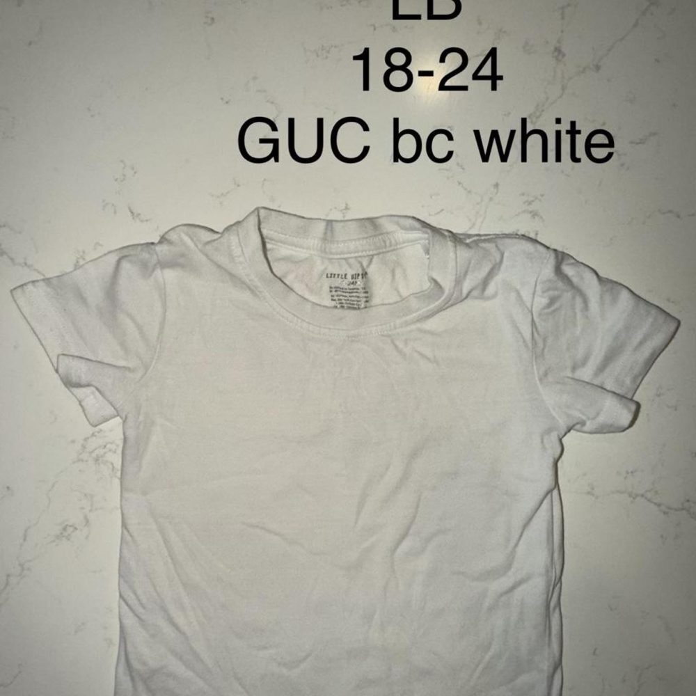 Little Bipsy white tee